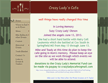 Tablet Screenshot of crazyladyscafe.com